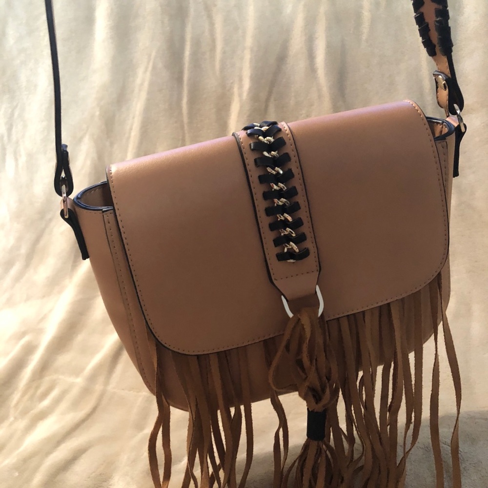 Republic of Aces Indio Fringe Saddle Bag